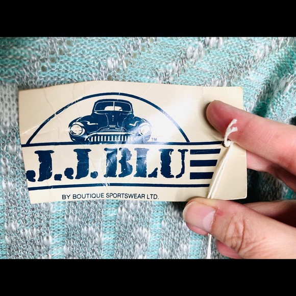 Vintage 80s J.J. Blue deadstock acrylic sweater - Picture 3 of 3